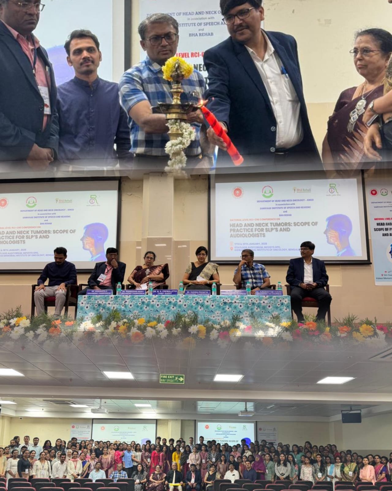 Read more about the article Kidwai Memorial Institute of Oncology in association with Samvaad Institute of Speech and Hearing and Bha Rehab conducted Two days RCI CRE National conference on “Head and Neck Tumors: Scope of Practice for SLPs and Audiologists” held on 17th and 18th January 2025