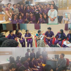 Read more about the article Samvaad Institute 2nd year BASLP Students had a field trip to the Speech Science Lab at Dr.S.R.Chandrashekar Institute of Speech and Hearing on 16th October 2025